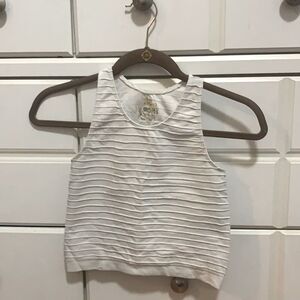 Cropped white tank - sugarlips